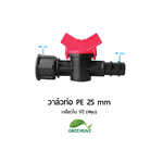 วาล์วท่อ PE 25 mm เกลียวใน 1/2 (4หุน)