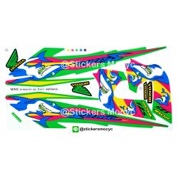 สติ๊กเกอร์ติดรถมอเตอร์ไซค์ Honda Sonic 125 ฮอนด้า โซนิค แต่ง ปี 2017 รุ่น 1 ลายฉลาม ติดรถได้ทุกรุ่น (เคลือบเงา)