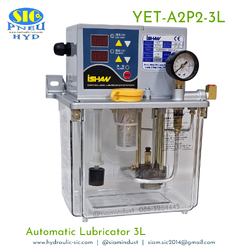 YET-A2P2-3L-AC** ปั้มน้ำมันหล่อลื่นอัตโนมัติ 3 ลิตร จ่ายน้ำมันหล่อลื่นเครื่อง CNC Lubrication Pump