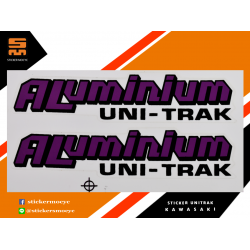 สติ๊กเกอร์ Unitrak สีม่วง สำหรับ Kawasaki