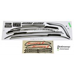 สติ๊กเกอร์ติดรถมอเตอร์ไซค์ Honda Scoopy i ปี 2013 รุ่น 14 ติดรถสี ดำ (เคลือบเงาแท้)