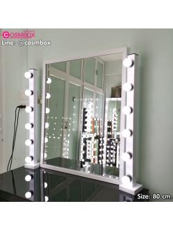 รางไฟสำหรับแต่งหน้า ขนาด 80 ซม. / รุ่นตั้งโต๊ะ