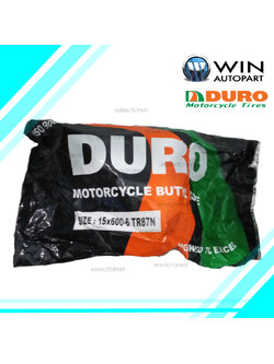 15X6.00-6 TR87 จุ๊บงอ ยางใน ยี่ห้อ DURO A