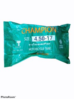 ยางใน ขอบ 17 นิ้ว ยี่ห้อ CHAMPION ขนาด 4.00-17 , 4.50-17