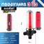 กรองน้ำเกษตรชนิดแผ่นดิสก์ ขนาด 3 นิ้ว กระบอกใส แรงดันสูงสุด 8 บาร์ แบบยาว GREENSAVE -3 (L)