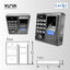 เครื่องสแกนทาบบัตร + สแกนลายนิ้วมือ AC500F