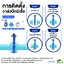 วาล์วปีกผีเสื้อ (Butterfly Valve) ขนาด 3 นิ้ว ก้านจับสแตนเลส