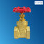 Gate valve ประตูน้ำทองเหลือง ขนาด 1 นิ้ว