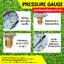 Pressure gauge Oil เกจวัดแรงดันแบบน้ำมัน 1.6 Mpa หรือ 16 Bar(บาร์)