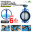 วาล์วปีกผีเสื้อ (Butterfly Valve) ขนาด 6 นิ้ว ก้านจับสแตนเลส