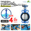 วาล์วปีกผีเสื้อ (Butterfly Valve) ขนาด 4 นิ้ว ก้านจับสแตนเลส