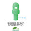 หัวฉีดสเปรย์ 360 องศา ขนาดเกลียว 5/7 mm