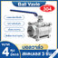 บอลวาล์วสแตนเลส 3 ชั้น (304) 1/2 นิ้ว (4 หุน) DN15