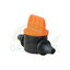 วาล์วสายไมโคร รุ่นมือบิด 7 mm สีส้ม