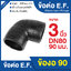ข้อต่อ E.F. ข้องอ 90 ขนาด 3 นิ้ว ข้อต่อ Electrofusion ข้อต่อท่อ HDPE