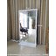 กระจกส่องตัว ขนาด 90x170 ซม. - รุ่นฐานตั้งพื้น ขอบกลาง 4.5 ซม.