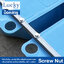 น็อต+สกรู+2แหวน SCREW NUT ขนาด 1/2x4" (4 หุน ยาว 4 นิ้ว)