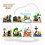 (สินค้าลิขสิทธิ์แท้) ชุดตัวต่อการ์ตูน สนูปี้ Snoopy