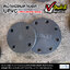 หน้าแปลนตาบอด UPVC ขนาด 2 นิ้ว (UPVC Blind Flange)
