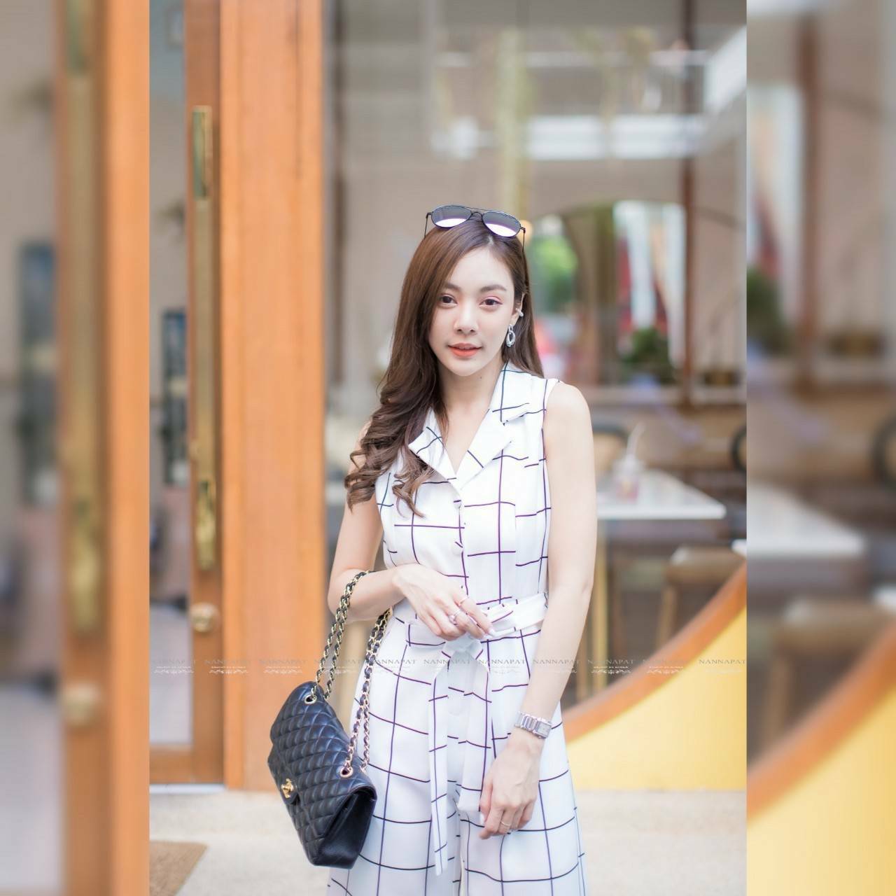 จั้มสูทลายตารางคลาสสิค