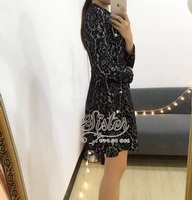 ST13310716 🍀สินค้าพร้อมส่ง🍀 한국에 의해 설계된 2Sister Made, Black Gorgeous Beauty Lace