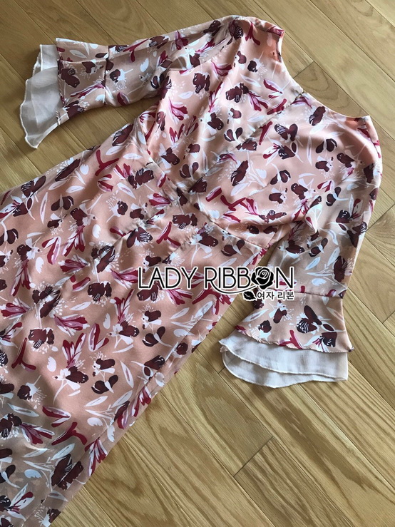 เดรสสีโอลโรสกระโปงผ่าข้าง