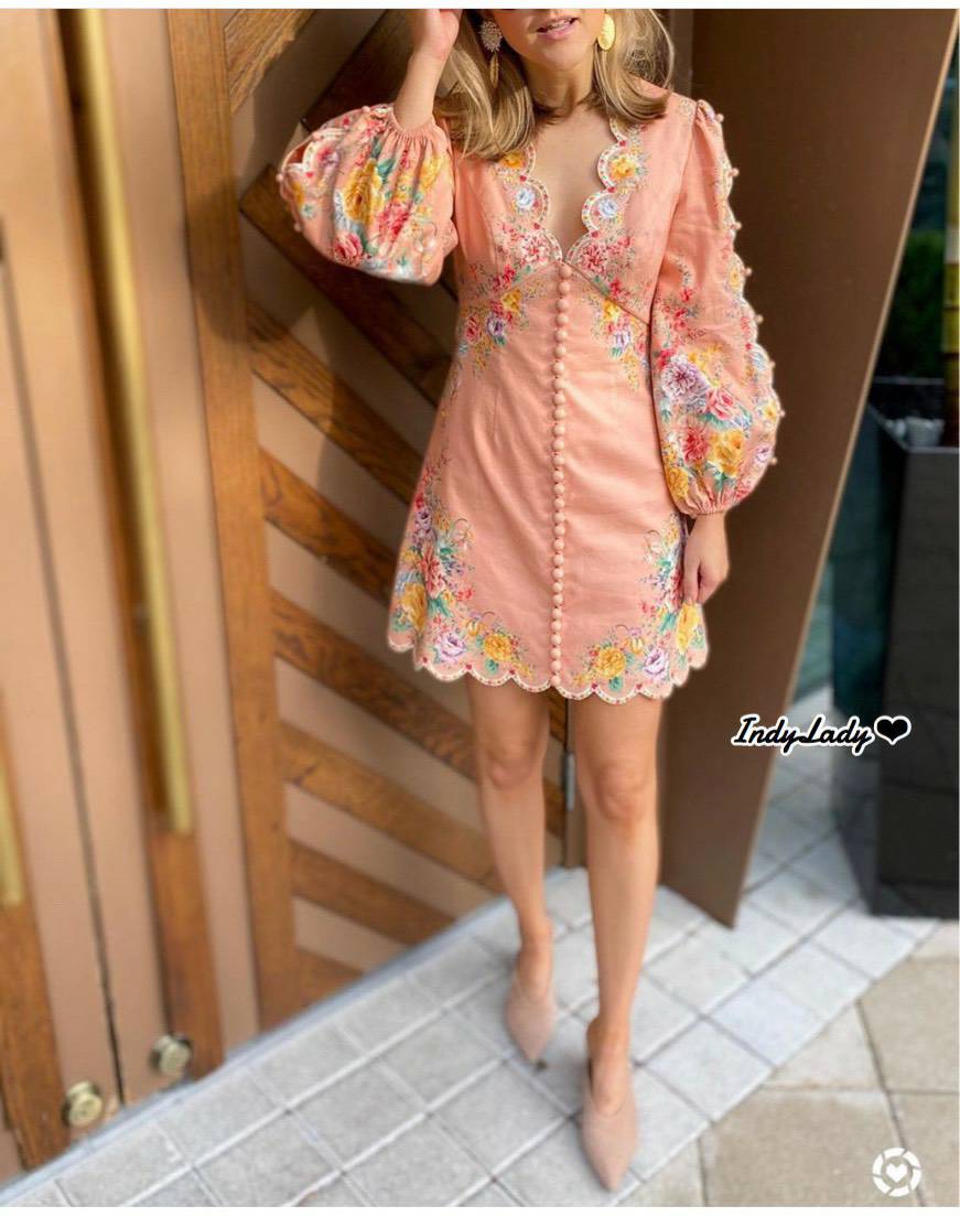 Dress สั้น แขน 5 ส่วน