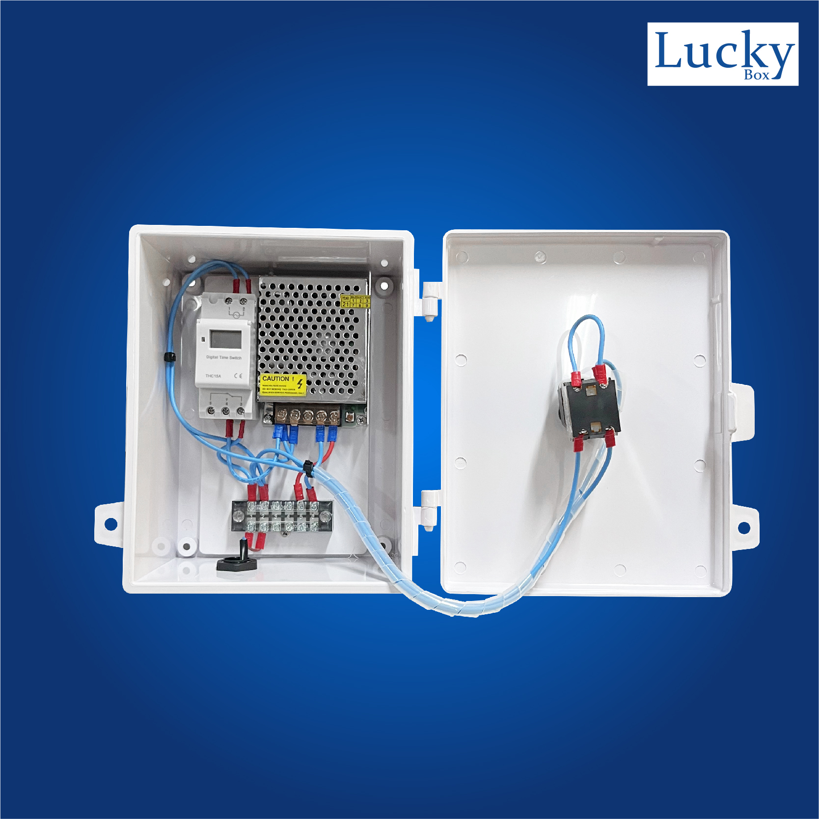 ตู้ควบคุมโซลินอยด์วาล์ว ตั้งเวลาอัตโนมัติ (โซลินอยด์วาล์วพลาสติก)