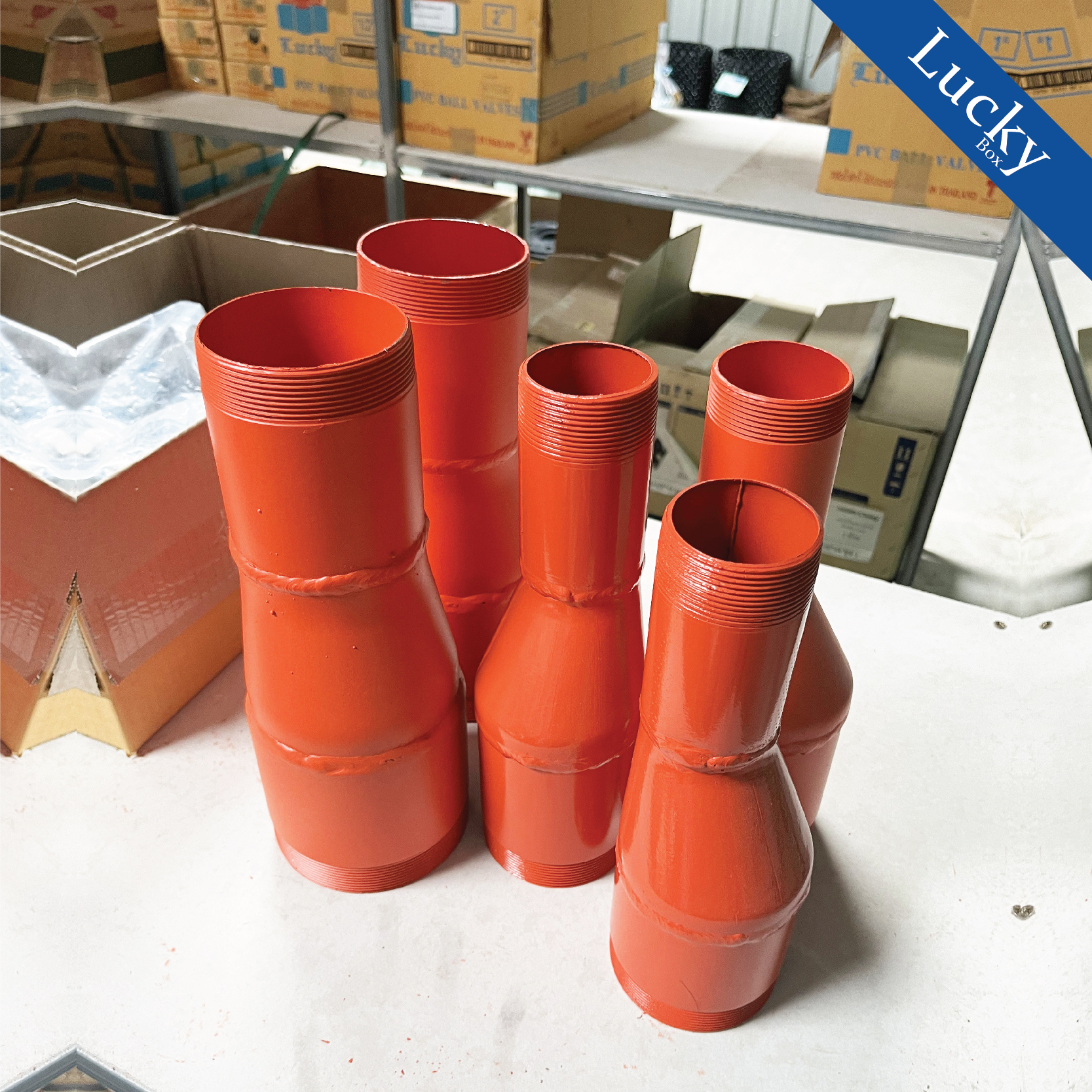 ข้อลดเบี้ยวเชื่อมเกลียว 2 ด้าน ขนาด 2x3 นิ้ว (Butt Weld Eccentric Reducer)