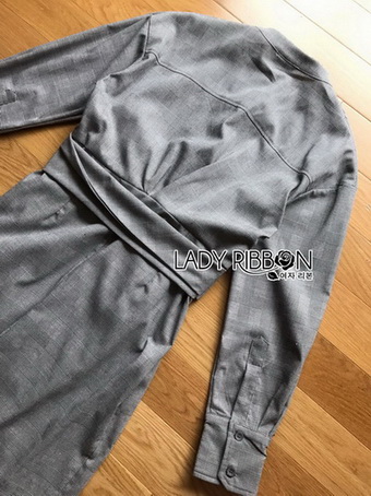 Twist Ribbon Shirt Dress