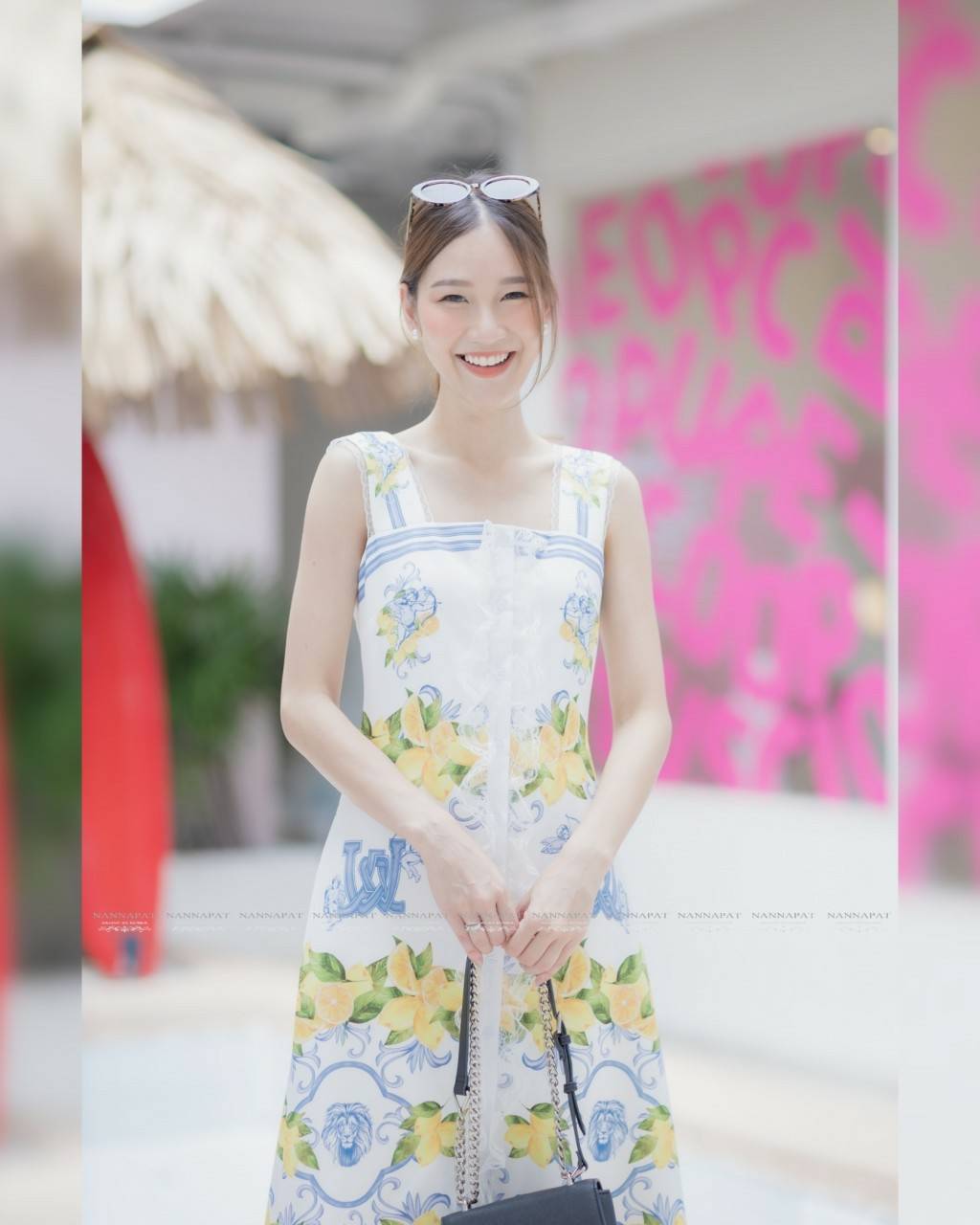 งานกระดุมหน้า พิมพ์ลายกราฟฟิก