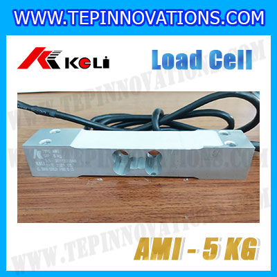 KELI AMI-5kg โหลดเซลล์ Loadcell Keli Aluminium (IP65) AMI โหลดเซลล์ยี่ห้อ Keli รุ่น AMI สำหรับเครื่องชั่งตั้งโต๊ะ5kg