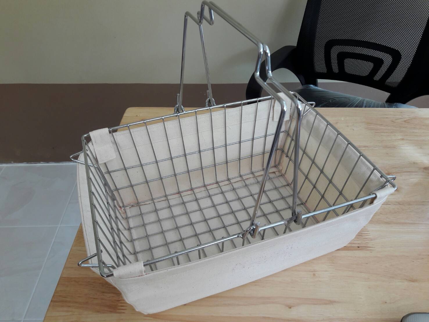 ตะกร้าโครเมียมขนาดกลาง