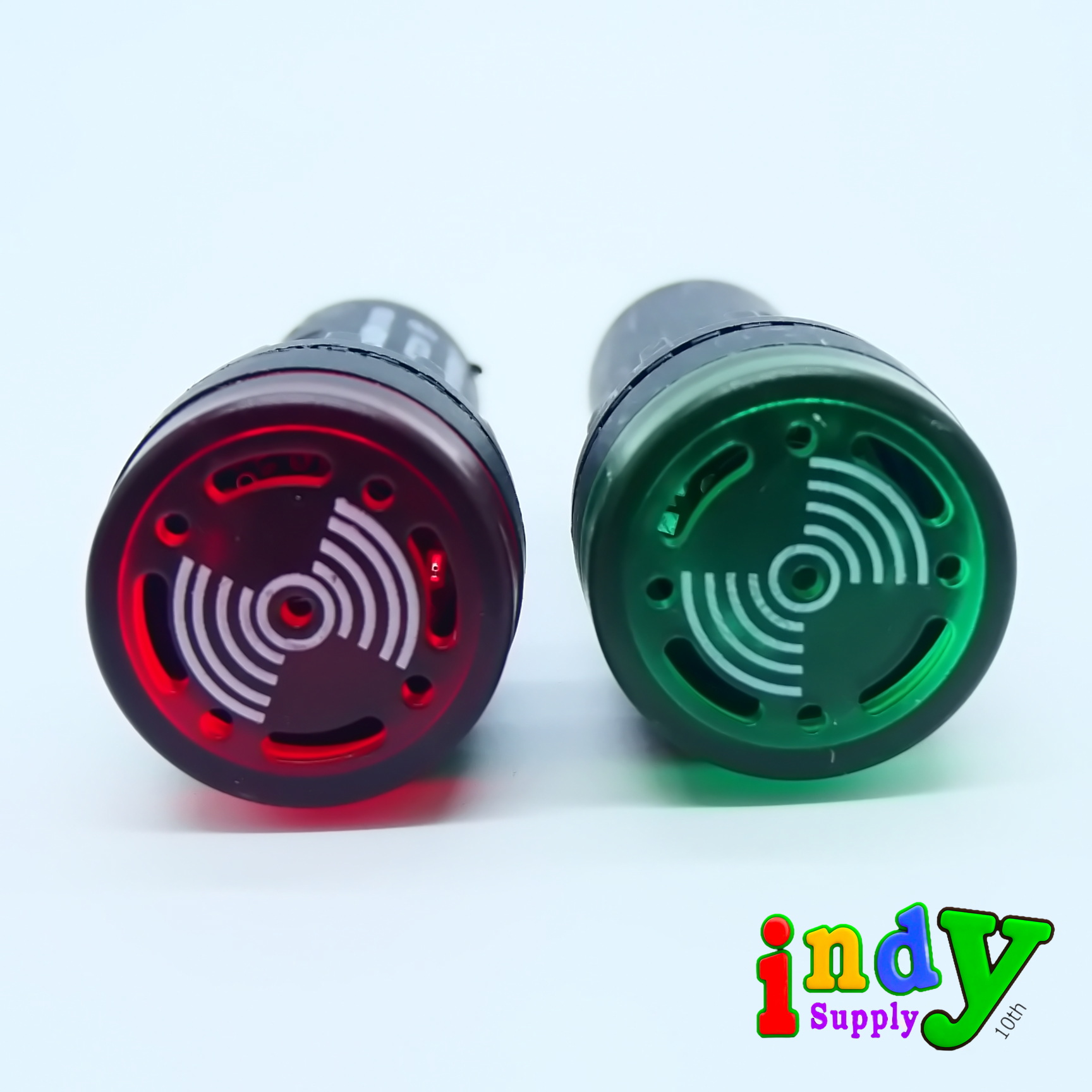Buzzer 22mm. แบบมีไฟกระพริบ