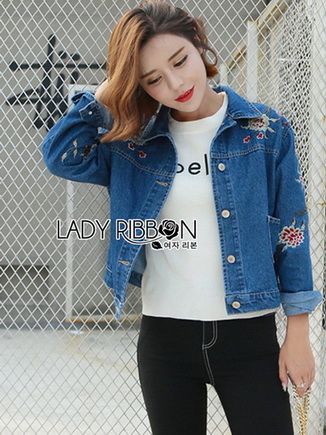 Lady Denim Jacket แจ๊กเก็ต