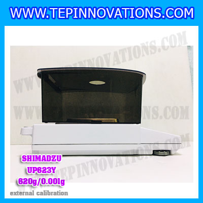 เครื่องชั่งดิจิตอล ทศนิยม 3 ตำแหน่ง รุ่น UP623Y 620gx0.001g เครื่องชั่งละเอียดสูง620g เครื่องชั่งน้ำหนัก620g ตาชั่ง620กรัม พิกัดน้ำหนัก 620g ความละเอียด 0.001g ยี่ห้อ SHIMADZU รุ่น UP623Y