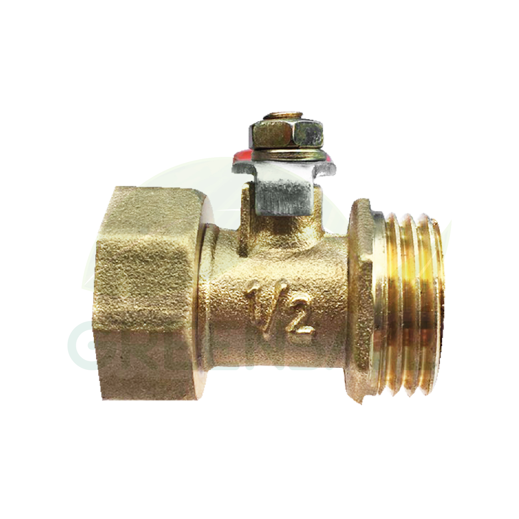 มินิบอลวาล์ว ทองเหลือง เกลียวนอกและเกลียวใน 1/2 (4หุน)