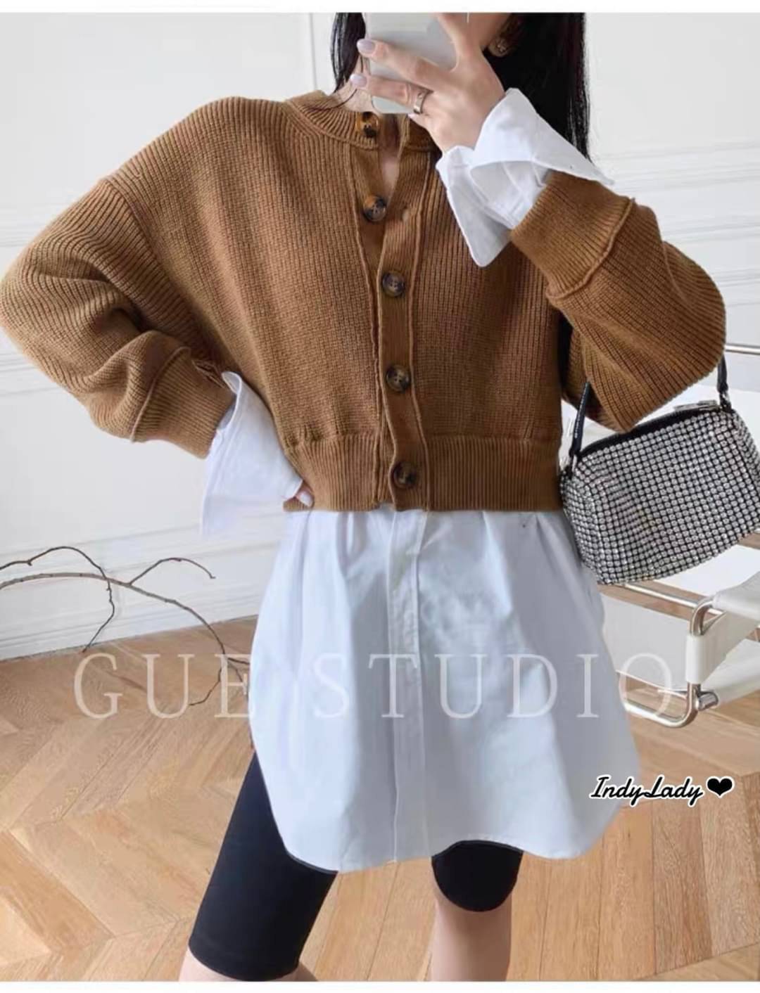 เสื้อไหมพรม แขนยาว