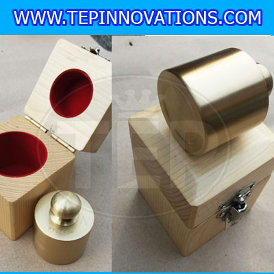 ตุ้มน้ำหนักทองเหลืองมาตรฐาน500g สำหรับสอบเทียบเครื่องชั่งน้ำหนักดิจิตอลทุกชนิด สอบเทียบน้ำหนักชั่งไม่เกิน500g