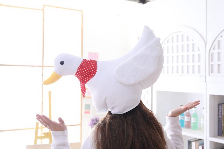 หมวกเป็ดสีขาว เป็ดย่าง MK