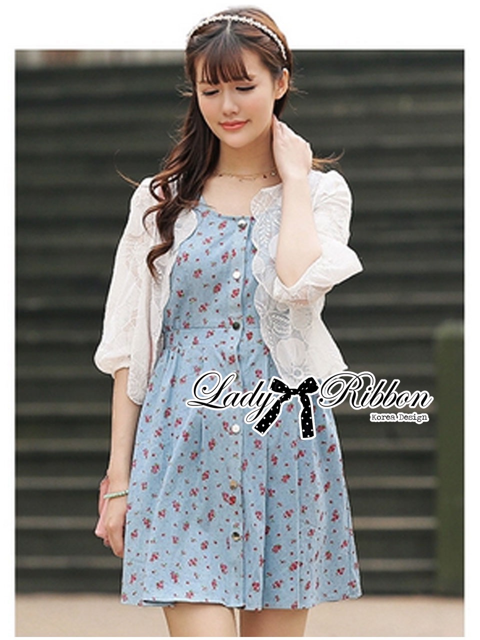 🎀 Lady Ribbon's Made 🎀 ขายส่ง Lady Eva Sweet Basic Embroidered Cotton Outerwear ขายส่งเสื้อคลุม