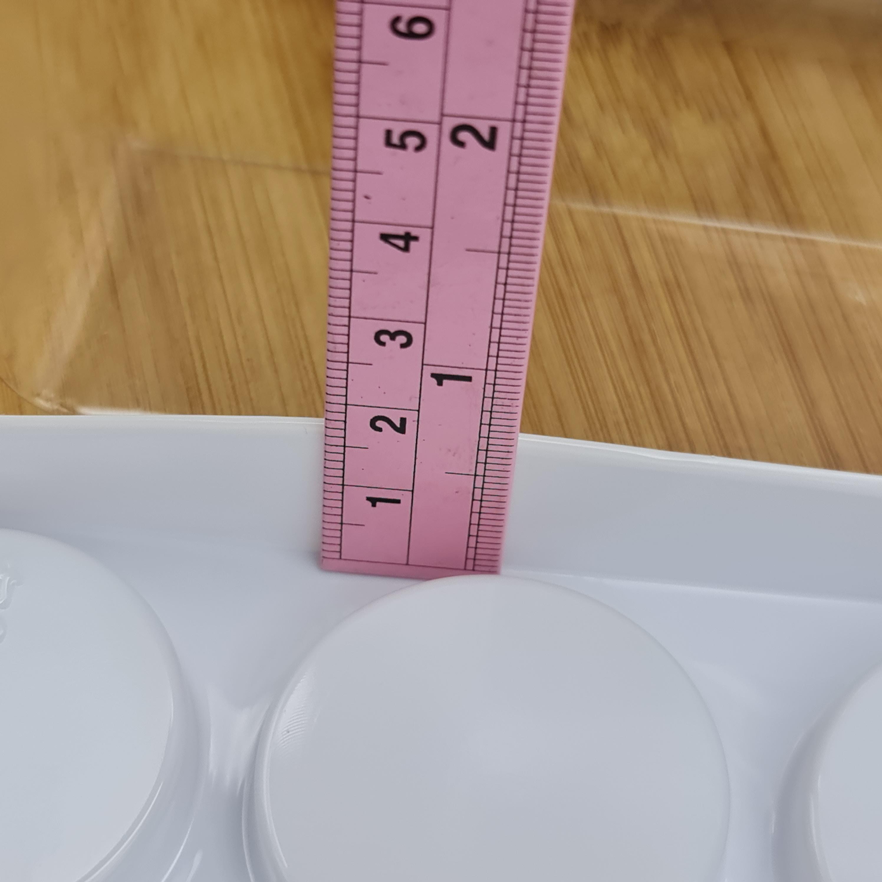 กล่องเบเกอรี่ ช่องกลม 20ชุด บรรจุภัณฑ์ เบเกอรี่ พลาสติกฐานขาวฝาใส bbpo j12