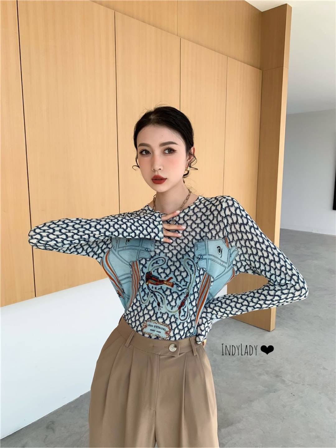 เสื้อยืดแขนยาว งานสวย