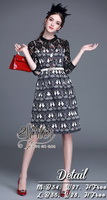 ST10310716 🍀สินค้าพร้อมส่ง🍀 한국에 의해 설계된 2Sister Made, Eastern Style Dress with Belt เดรสลุคเรียบหรู เนื้อผ้าผสมsilkหนาเกรดดี พิมพ์