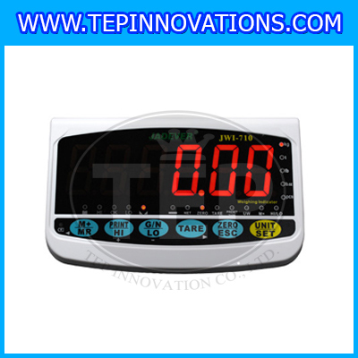 เครื่องชั่งดิจิตอล1000kg เครื่องชั่งดิจิตอล1ตัน พิกัดน้ำหนัก 1000kg ค่าละเอียด 100g ขนาดแท่น 150x150cm. ยี่ห้อ JADEVER รุ่น JWI-710