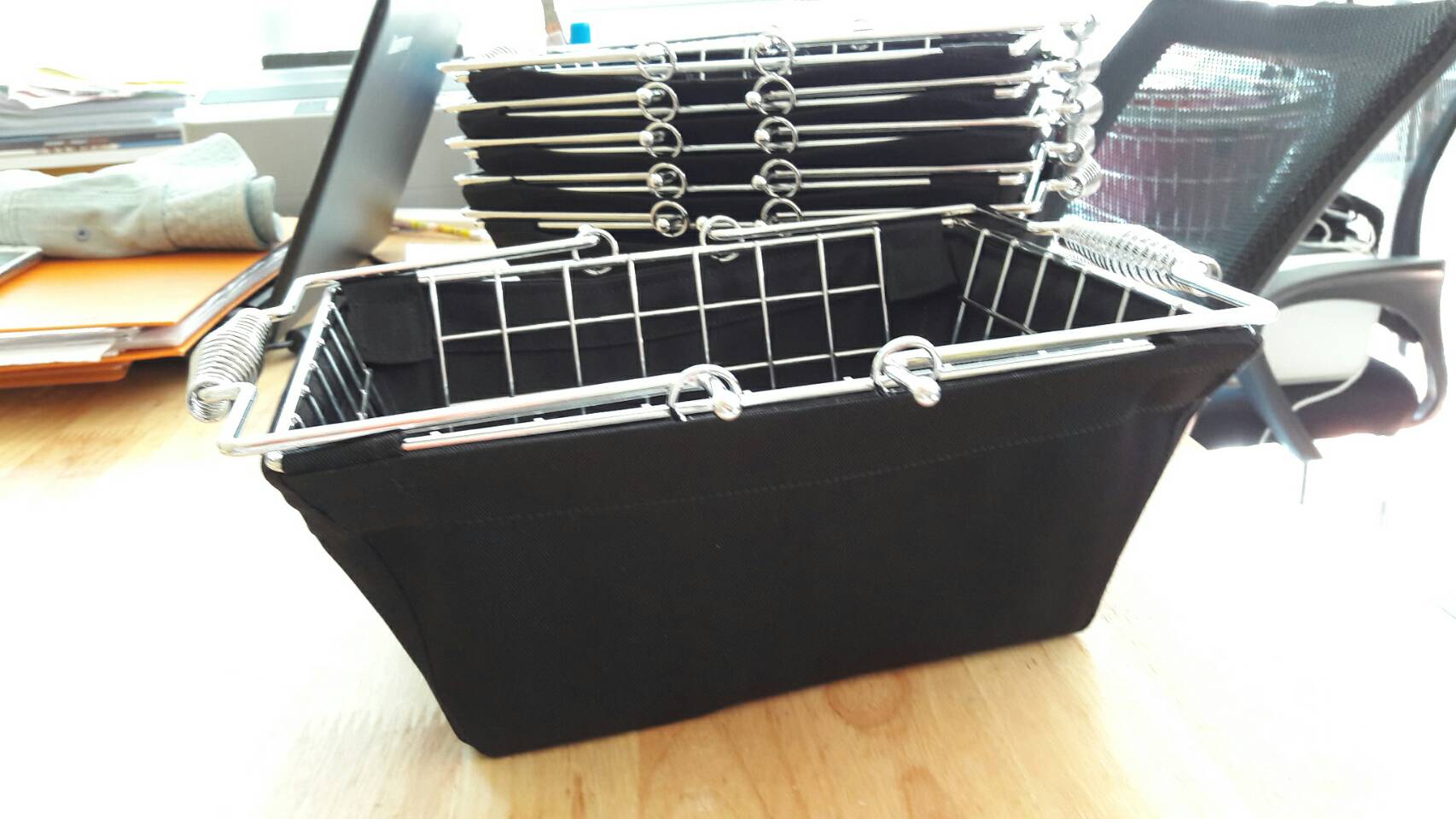 ตะกร้าคอสเมติค+ผ้าหุ้ม