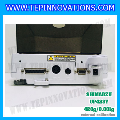เครื่องชั่งดิจิตอล ทศนิยม 3 ตำแหน่ง รุ่น UP423Y 420gx0.001g เครื่องชั่งละเอียดสูง420g เครื่องชั่งน้ำหนัก420g ตาชั่ง420กรัม พิกัดน้ำหนัก 420g ความละเอียด 0.001g ยี่ห้อ SHIMADZU รุ่น UP423Y