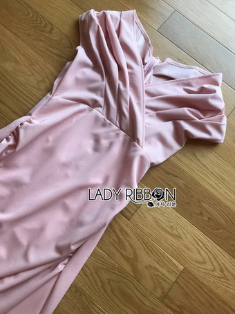 Body-Con Lady Ribbon Crepe Dress