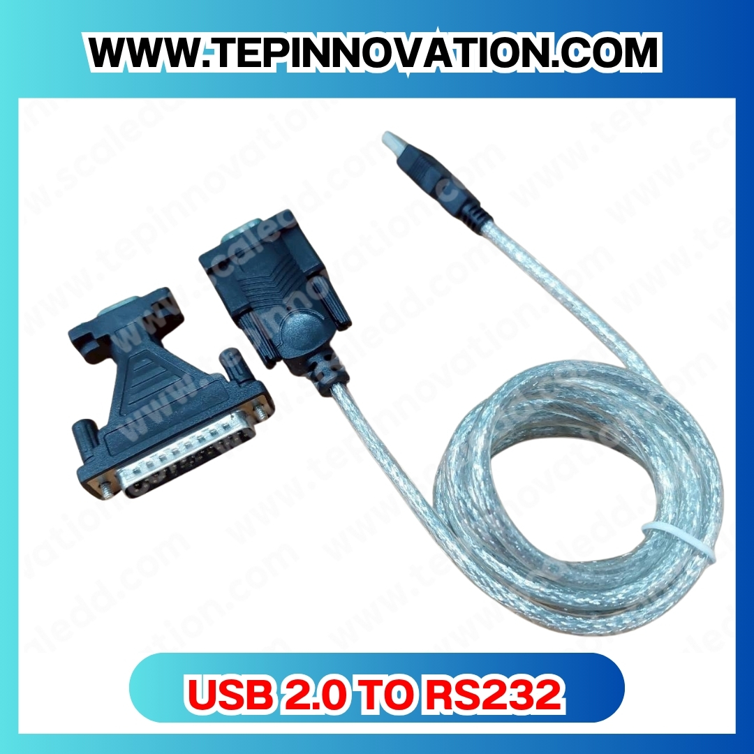 USB 2.0 TO RS232 ยาว 1.8 เมตร (รุ่นใหม่)