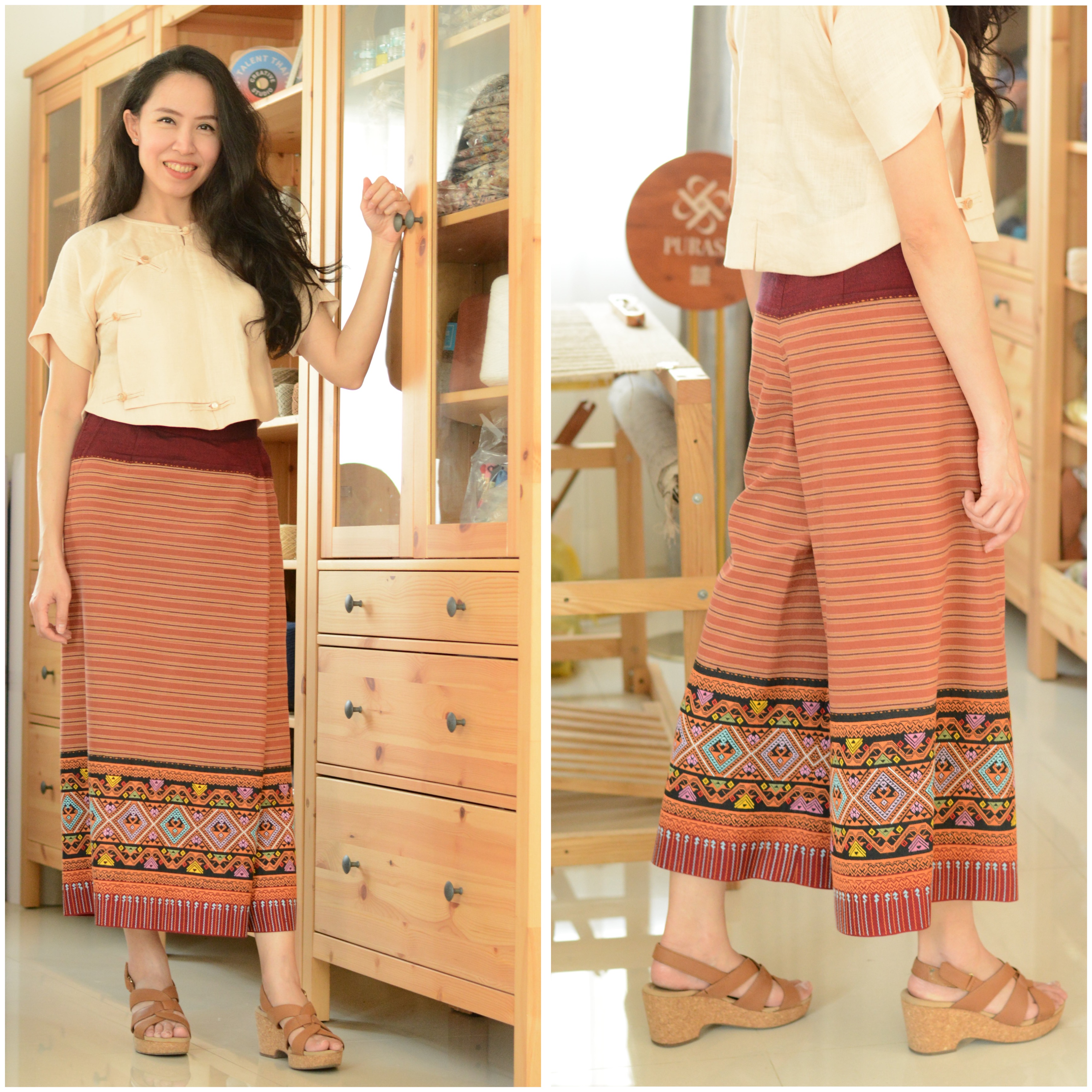 กางเกงป้าย